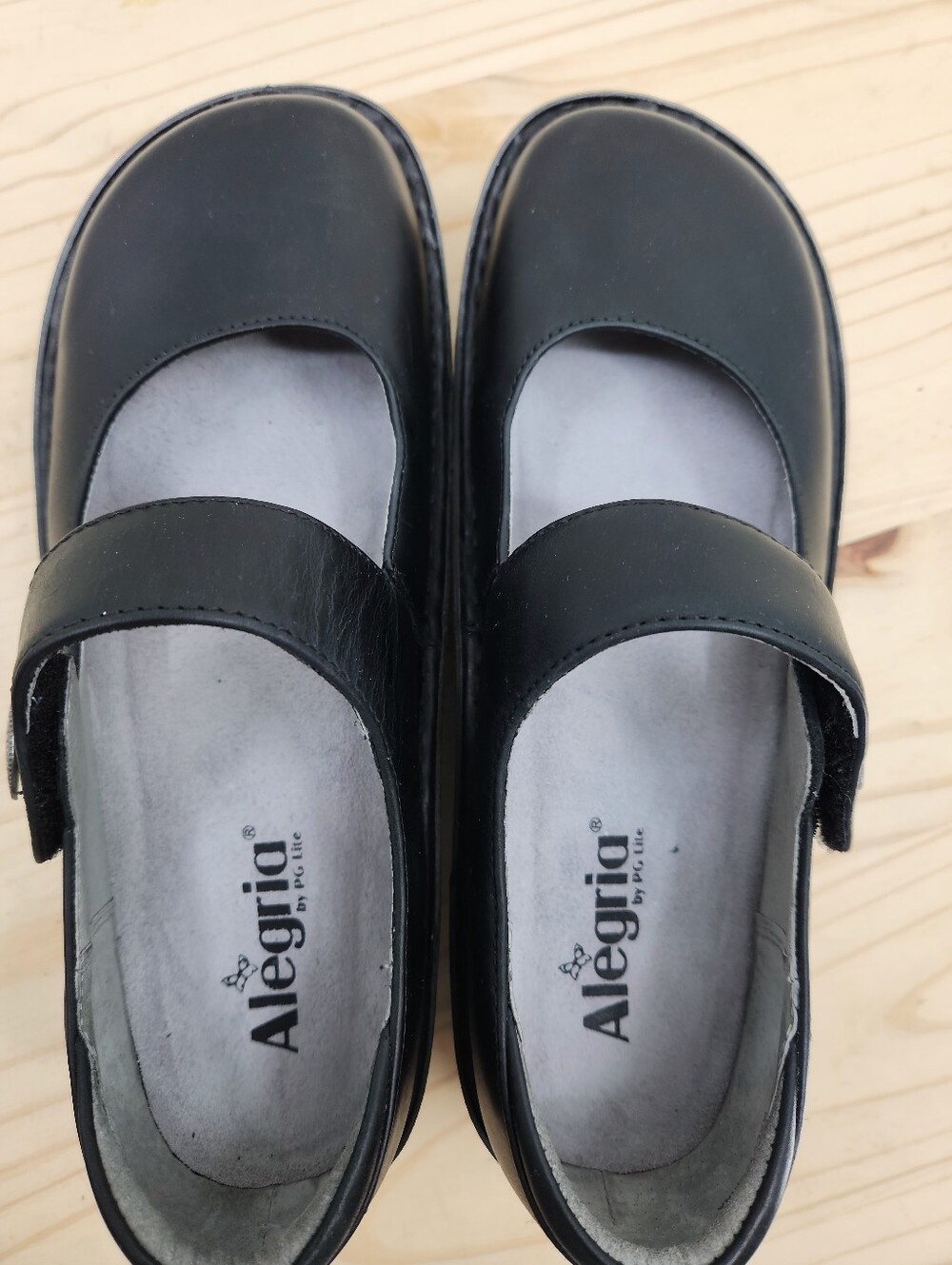 Alegria Paloma PAL-7414 Mary Jane Leather Shoes EU 40 Women's 9-9.5 Black Comfor - Picture 5 of 10